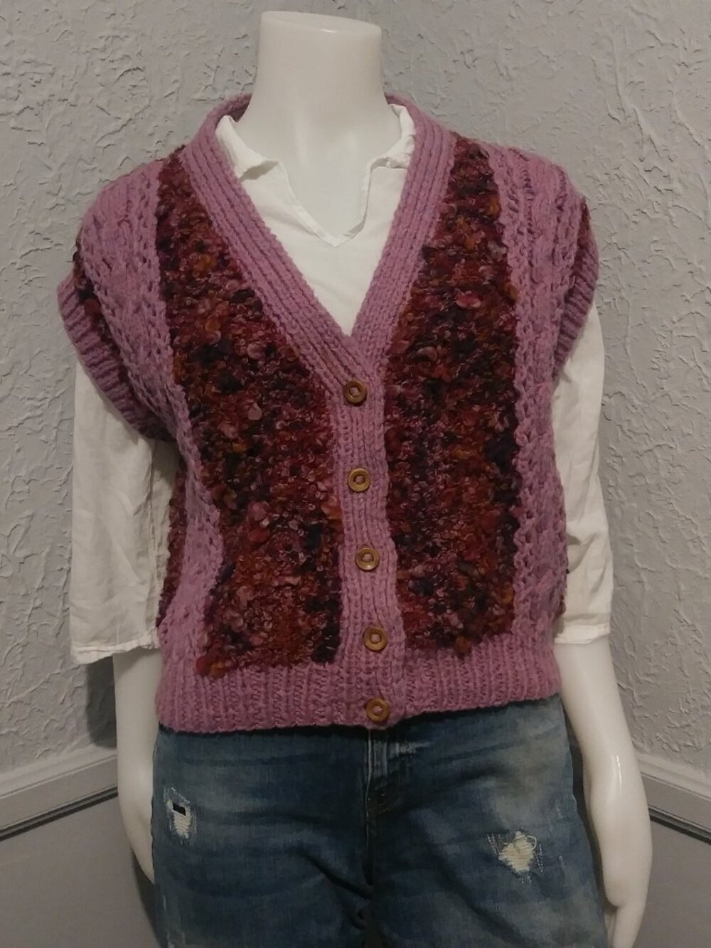 Vintage Knitted Sweater Vest